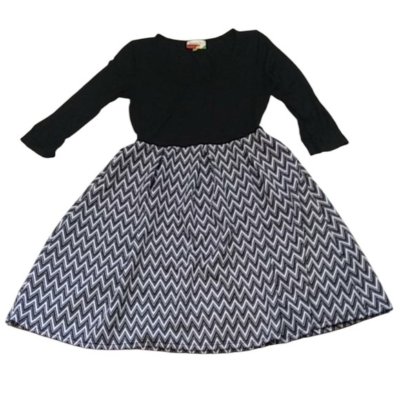 MODCLOTH FERVOUR Bistro Tasting Twofer Midi Dress size L - Picture 2 of 7